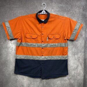 Lantern Fish 3M Scotchlite Reflective Work Shirt Mens 3XL Safety PPE Tow Truck